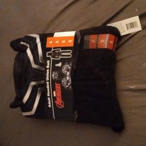 Black panther marvel avengers adult Hooded union suit Nwt size small